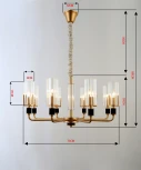 Подвесная люстра Rivoli Gunda 2009-208