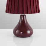 Настольная лампа Lumion Naina 8185/1T бордовый, керамика/текстиль E14 1*40W 220V (выключатель)