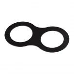 Рамка для двух встраиваемых светильников Novotech Metis, овал, черный