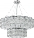 Подвесная большая люстра хрустальная Stilfort Admire 2174/09/26P (220V, на тросе)