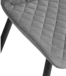 Стул Woodville Софи темно-серый / черный 516573