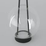 Настольная лампа Eurosvet Frasco 80507/1 черный (LED, 220V, выключатель)