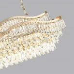 Подвесная люстра Odeon Light Wayta 5073/15 золото/прозрачный/металл/хрусталь E14 15*40W (220V, на цепи)