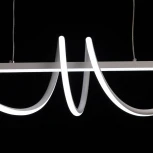 Подвесной светильник с гибким неоном De City Аурих 108011401 (регулировка яркости, LED, 220V, пульт управления, на тросе)