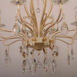 Подвесная люстра Abrasax Petra 3004/8P (220V, на цепи, свеча)