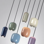 Подвесной светильник Odeon Light Ovali 5053/7A PENDANT цвет слонов.кости/мультиколор/металл GU10 LED 7*4W (220V, на проводе)