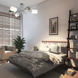 Потолочная люстра на штанге Escada Duo 1126/6PL 6х40Вт E14, металл/стекло, хром (220V)