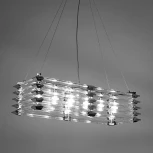 Подвесной светильник Arte Lamp Caravaggio A1059SP-6CC (220V, хрусталь, на тросе)