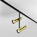 Трековый светильник магнитный 48V Maytoni Elti Duo TR005-4-2X12W-DS-BBS (LED, круглые)