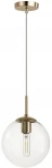 Подвесной светильник Lumion Summer 6509/1B SUSPENTIONI золотой E27 1*60W 220V (на проводе, шар)