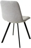 Стул ELVIS WZ2042-19 галечный серый фактурный велюр/ черный каркас M-City 629M04992