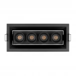 Светильник линейный встраиваемый LED MS-ORIENT-BUILT-TURN-TC-S67x150-10W Warm3000 (BK-BK, 30 deg, 230V) (Arlight, IP20 Металл, 5 лет) 037208