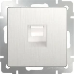 Розетка Ethernet RJ-45 (перламутровый рифленый) Werkel W1181013 (a051190)