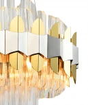 Подвесная люстра Natali Kovaltseva Skala 81435/8C BRASS SILVER