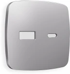 Лицевая панель Ambrella Volt OMEGA (Сталь матовый) для розетки 2USB тип A+C QUANT OP5110