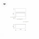 Встраиваемый точечный светильник Arlight LTD-TRAIL 029963 (LED, 220V, IP65)