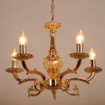 Подвесная люстра Abrasax Sylvia L.8110-5GO (220V, на цепи)