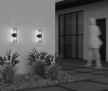 Уличный настенный светильник Maytoni Amas O432WL-02GF (220V, круглые, IP54)