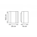 Настенный светильник Lightstar Nubi 802610 (220V)