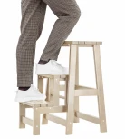 Табурет- стремянка лак от фабрики Mebelik