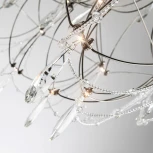 Подвесная люстра светодиодная хрустальная с пультом с регулировкой цветовой температуры Modelux MODELUX ML.5603.1000P CH