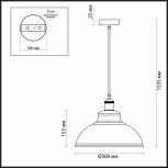 Подвесной светильник Odeon Light Mirt 3366/1 (220V, на проводе, круглые)