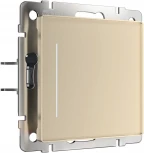 Сенсорный выключатель одноклавишный с подсветкой (шампань) Werkel W4512011 (a063603)
