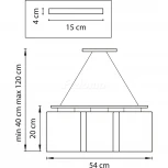 Подвесной светильник Lightstar Nubi Legno 802135 (220V, на тросе)