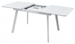 Стол АРУБА 140 БЕЛЫЙ стекло / БЕЛЫЙ