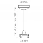 Подвесной комплект Lightstar Barra 504199