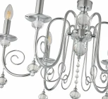 Подвесная люстра Arte Milano AM346109 346109/6 CR (220V, подвески, на цепи, подсвечник, свеча)