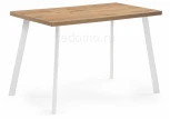 Стол Notta Тринити Лофт 120 25 мм белый матовый / дуб вотан 489654