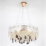 Подвесная люстра хрустальная Modelux MODELUX ML.846.8 GD