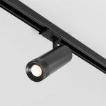 Трековый светильник трехфазный 20W 220V Maytoni Focus Zoom TR198-3-20W2.7K-Z-B (LED, круглые)