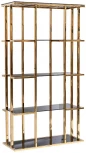 Стеллаж Garda Decor 46AS-SH1537-GOLD (Золото/Золото,Черный)