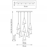 Подвесной светильник Lightstar Cone 757090