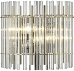 Бра AURELIO AP2 GOLD+CHROME/TRANSPARENT Crystal Lux (220V)
