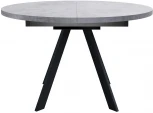 Стол DikLine RD100 Бетон,опоры черные