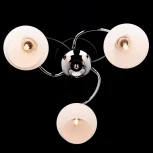 Потолочная люстра Eurosvet 9654 9654/3 хром/венге (220V, шарики)