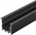 Профиль LINIA49-F-M-3000 BLACK (Arlight, Алюминий) 055443