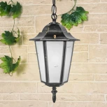 Уличный светильник подвесной Elektrostandard Claro GL 1004H черное золото