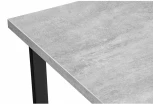 Стол Notta Лота Лофт 140 25 мм черный матовый / бетон 489613