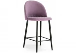 Барный стул Woodville Амизуре лавандовый / черный матовый 448660