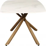 Стол обеденный IST-CASA Неаполь180 TW-1162-T, 180x90x76 см, белый мрамор