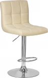 Стул барный DOBRIN CANDY (кремовый) 5006-LM CANDY, цвет сиденья кремовый, основания хром