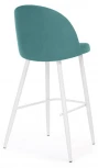 Барный стул Woodville Сондре бирюзовый / белый 464891