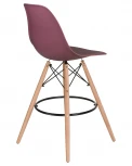 Стул барный DSW BAR (ножки светлый бук, цвет пыльная роза (NX-P-11))
