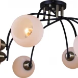 Потолочная люстра на штанге ILLUMICO IL0250-8CSQ-79 BK AB (220V)