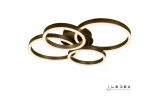 Потолочная люстра iLedex Ring-New 6815-300/400-X-T Coffee