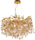 Подвесная люстра MW-Light Лайма 467014208 (220V, на тросе, листья, ветки)
